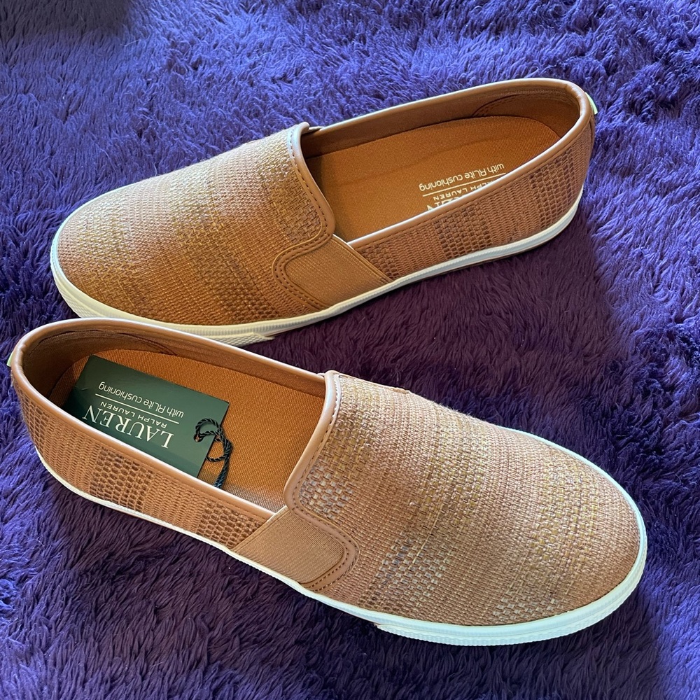 Women’s Ralph Lauren Slip-On Shoes Size 8